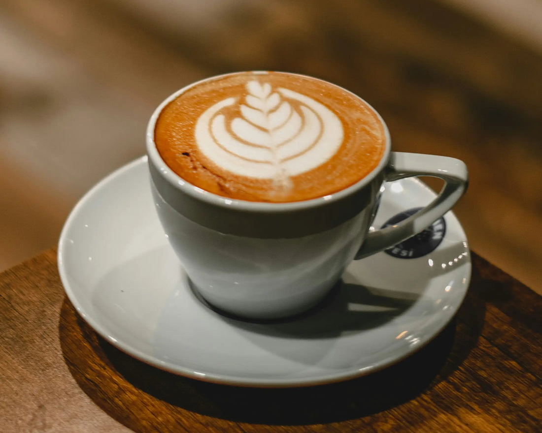Warm chamomile honey latte with a creamy finish for a soothing, naturally sweet drink