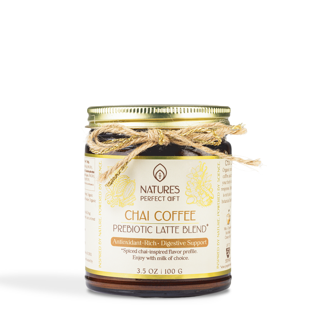 Chai Coffee Latte Prebiótico | Apoyo digestivo rico en antioxidantes | 52 porciones